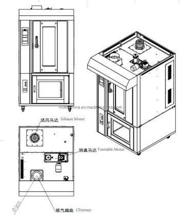 Professional Combination Bakery Equipment Commercial Convection Oven Electric Deck Oven