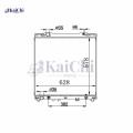2585 ​​Radiateur de voiture Kia Sorento V6 3,5L 2003-2006