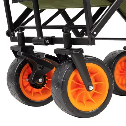 Hot Sale Portable Camping Wagon Cart Camping Cart Portable Picnic Car Folding Wagon Cart Camp Trolley