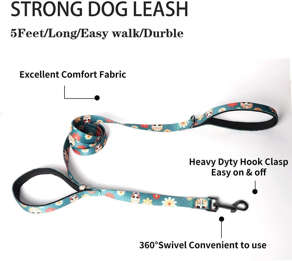 Dog Harness & Leash Set Adjustable Heavy Duty No Pull Dog Harnesses