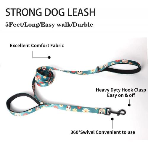 Dog Harness & Leash Set Adjustable Heavy Duty No Pull Dog Harnesses