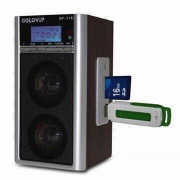 Music Box, Wooden Design with Hi-Fi Audio Decoding, External USB Port