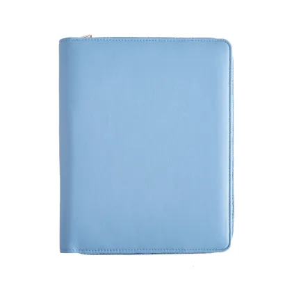 Pu material business notebook pouch
