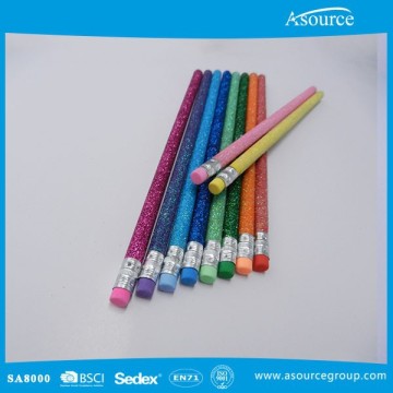 Promotional 7" Wooden Glitter HB Pencil