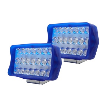 Super Bright 21 LED 6500LM Motorcycle Headlight Spot Light for Motos, ATV, UTV & Scooters