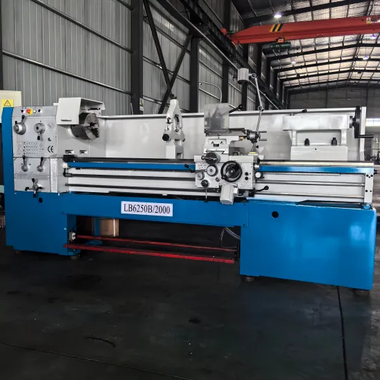 Heavy duty precision  manual lathe machine with 80mm big spindle bore CD6250C/2000