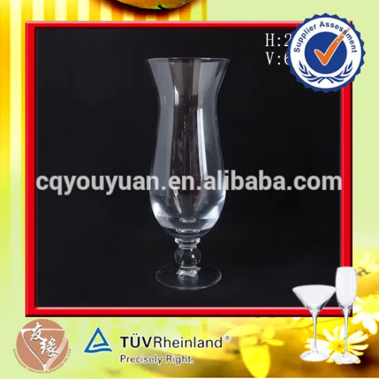 Best selling stylish juice glass cup with stem