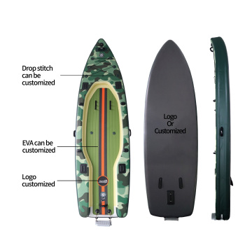 Wholesale PVC OEM Camo Kayak Board: Fishing Boat with Seat for Water Sports