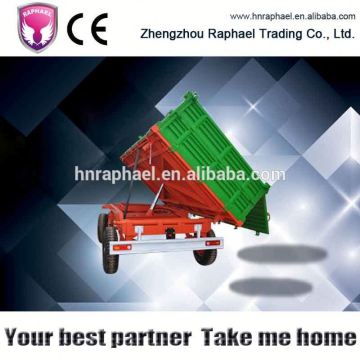 EU aid trailer ,8t agricultural machinery cargo farm tipping trailer with CE