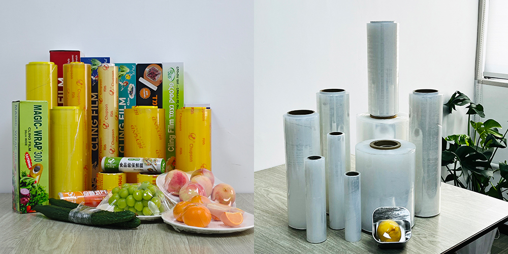 PVC and PE Cling Film