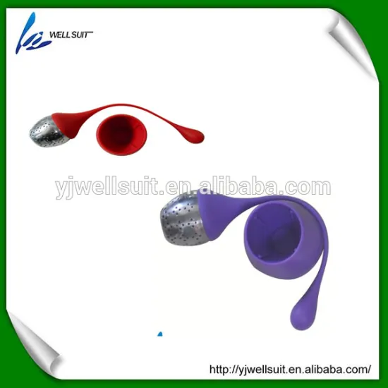 Food Grade Safe Stainless Steel Silicone rubber Tea Infuser Tea Strainer Ball infuser