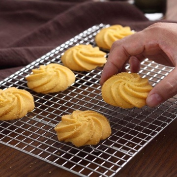 Large-medium-kleiner 3 Größe Nicht-Stick 304 Edelstahldrahtkühlregal zum Backen