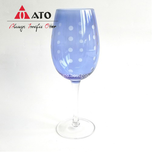 Taza de vaso de vidrio de cristalería personalizada taza de copa de vaso tinto