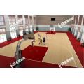 PVC-Basketballplatz-Matte Multisport-Vinylbodenbelag