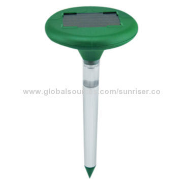Solar Mole Repeller with LED Light