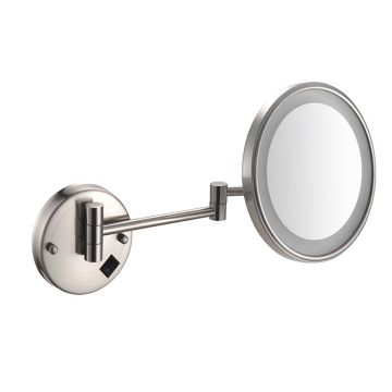 Wand montierte Klapper-LED-Badezimmer Make-up-Spiegel für Hotelbad rasieren