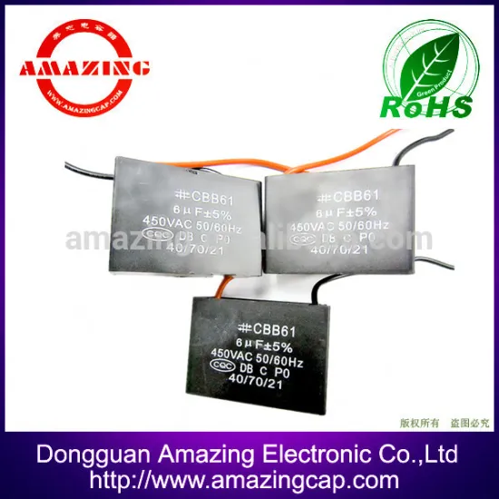 CBB61 long life electric motor starting capacitor 250vac 450v 50/60hz widely used in Electronic products