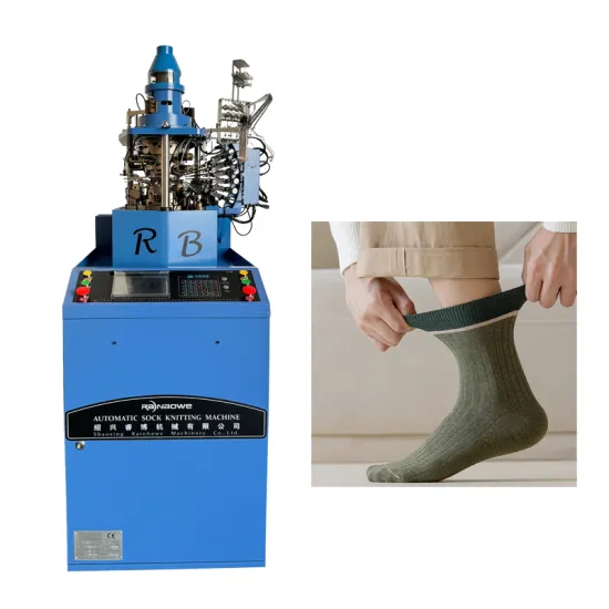 Korea Modern Double Cylinder Sock Knitting Machine: Advanced Socks Manufacturing Equipment