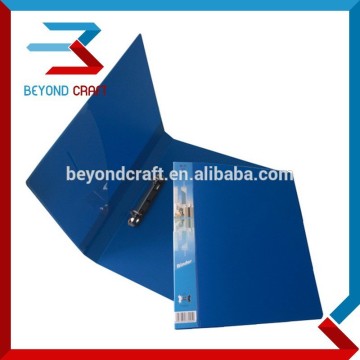 A4 A5 PP clear POLY portfolio ring clip binder with clear pockets holders