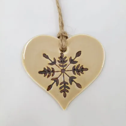 Custom Hand-Painted Christmas Ceramic Ornaments