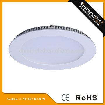 super slim round SMD flat led panel light