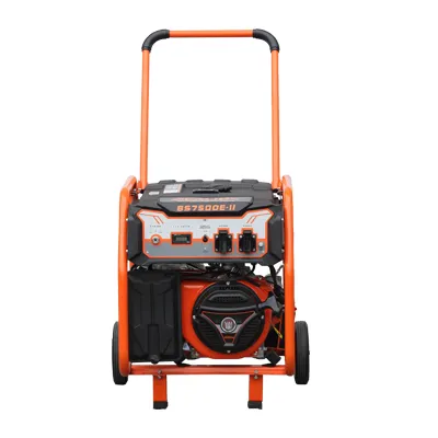 China Suppliers - 15HP Engine 6kVA 6kw 6.5kw Home Use Petrol Gasoline Generator with Handle & Wheels