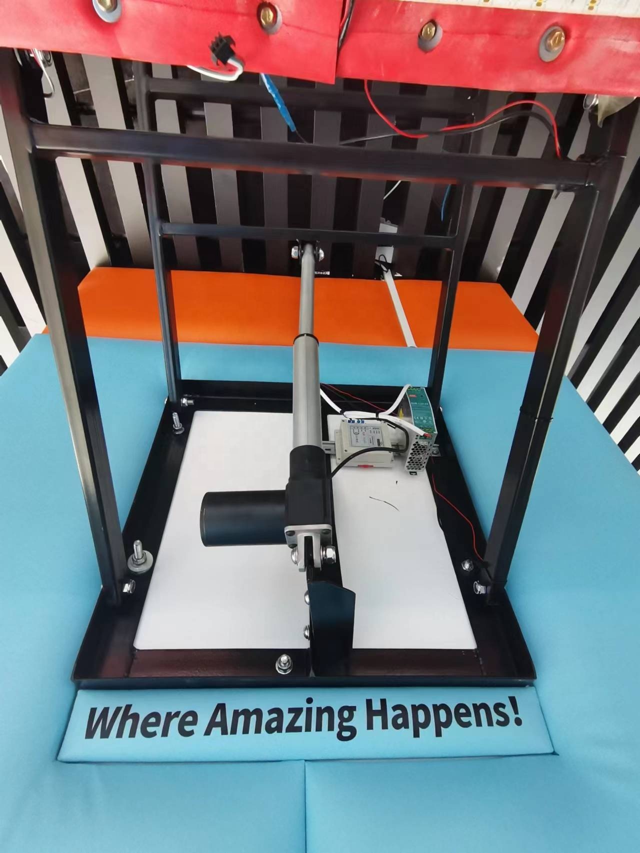 Professional Electric Wall-Mounted Basketball Stand