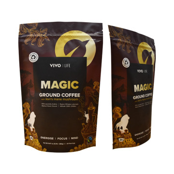 Stand Up Ground Coffee Powder Forming Packaging Pouch