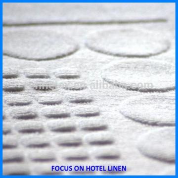 100% cotton white hotel bath floor mat 50cm x 70cm hotel used towel
