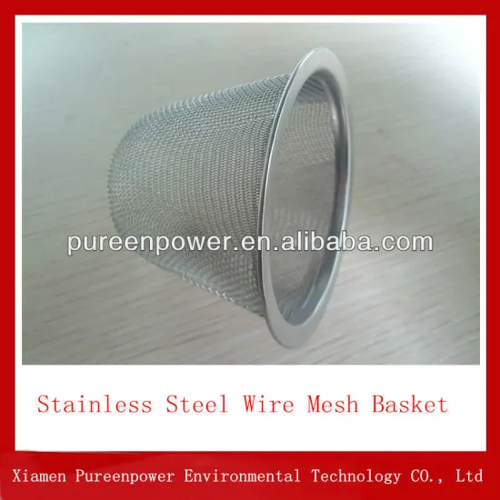 Wire mesh basket