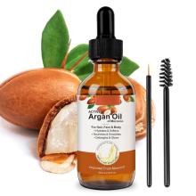 Étiquette privée 100% pure huile d&#39;argan biologique pour soins capillaires Huile d&#39;argon naturelle meilleure qualité Cosmetics