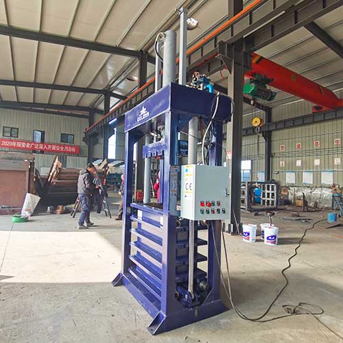 Textile Waste Baler Machine