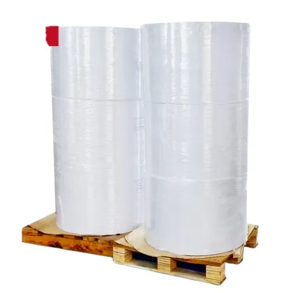 Waterproof Transparent PET Jumbo Roll Adhesive Labels for Daily Goods Packaging