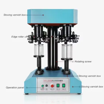 TDFJ-260 Double Head Electric Seamer and Capping Machine (Double Motor)
