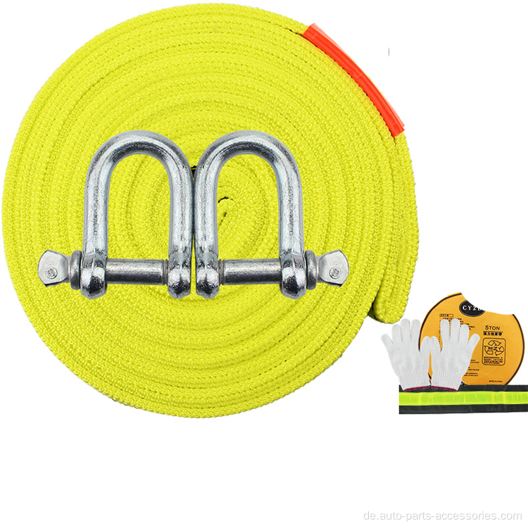 Autoschleppseil Nylon 3m starke Fluoreszenz