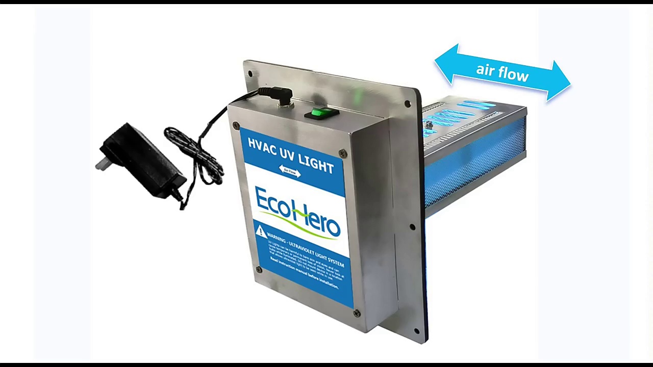 Keep Air Safe HVAC UV Purifier UV Lamp Kill up to 99.9% of The Bacteria And Virus Duct UV Air Cleaner