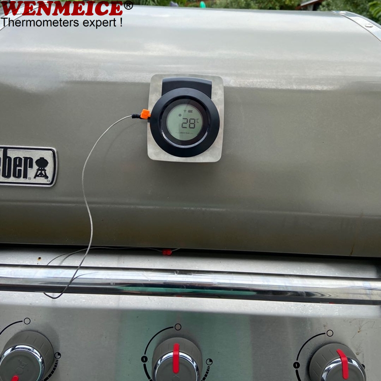 Waterproof Wireless Bluetooth Bbq Lid Thermometer With 2 Meat Probes 5