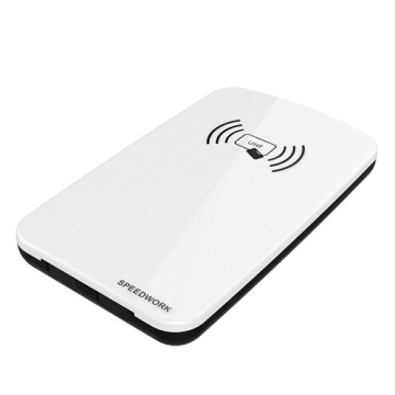 सस्ती UHF RFID रीडर: USB RS232 ISO 18000-6C डेस्कटॉप मॉडल 865MHz-88MHz या 902MHz-928MHz पर