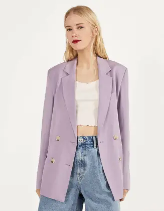 2020 New Women Designer Straight-cut blazer