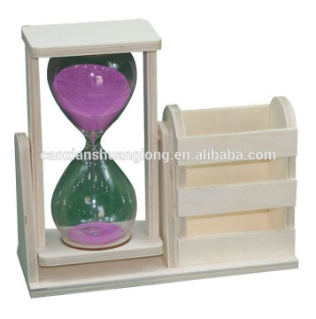 Made in China Wooden Sand Timer with Hourglass