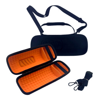 Portable EVA Hardshell Case for Outdoor Audio Storage - Shock-Proof Bluetooth Stereo Box