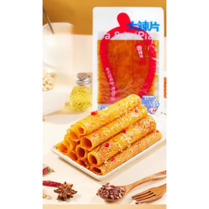 Classic Spicy Gluten & Tofu Skin Snacks – Chewy & Satisfying – Traditional Recipe, Authentic Spicy Flavor