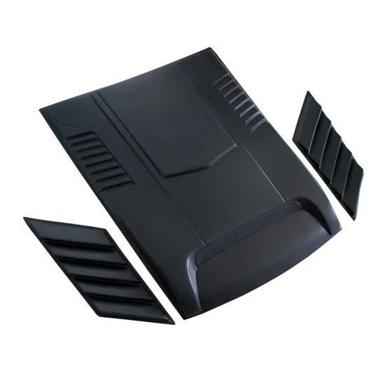 YCSUNZ Hilux Revo ABS Black Hood Scoop Cover for Toyota Hilux Revo 2015-2018 Pickup