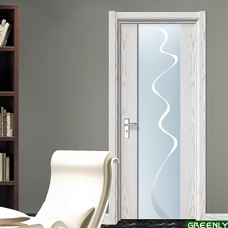 Mordern White Wooden Door