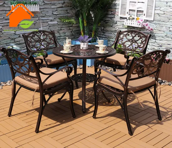 Outdoor Cast Aluminum Frame Patio Mesh Garden Furniture