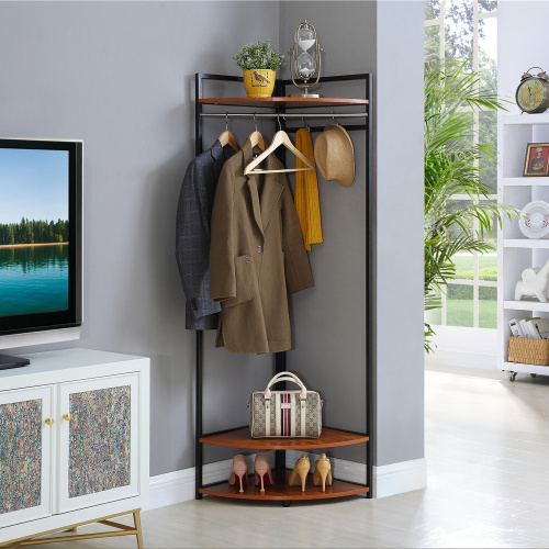 Corner Shelf Coat and Shoe rack