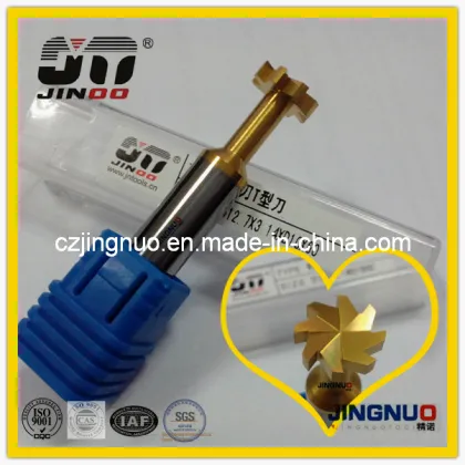 Tungsten Carbide T Slot End Mill Tool for Biomet Medical Industry