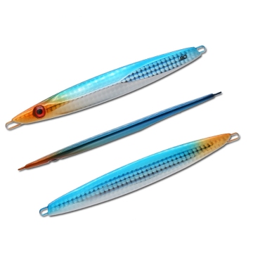 Fast Speed Sinking Jig Lure - 80g/100g Hard Metal Fishing Bait for Saltwater Jigging