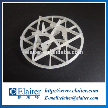 Plastic polypropylene PP Snowflake ring & Crystal flake ring used in scrubbing tower