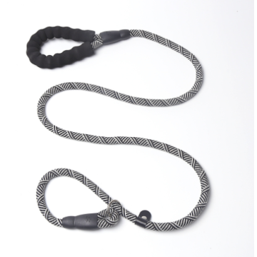 Newly Designed Outdoor Dog Lead Nylon Sewn Leather